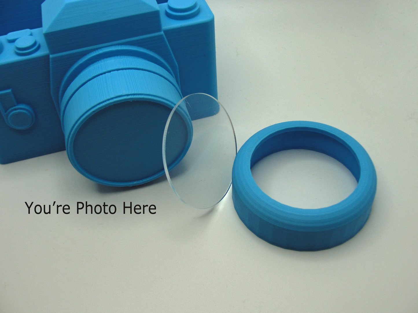 Blue Photo Frame Camera Planter, It's A Boy