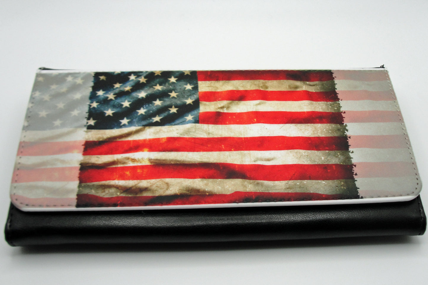 American Flag Clutch Purse