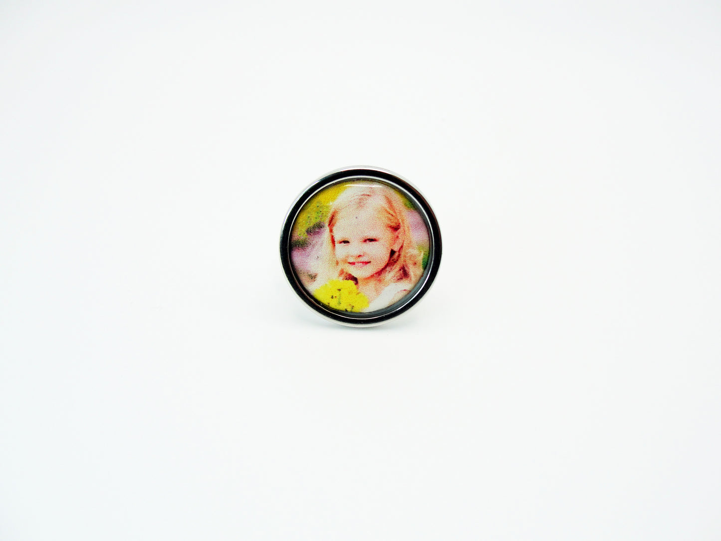 Custom Round Photo Ring