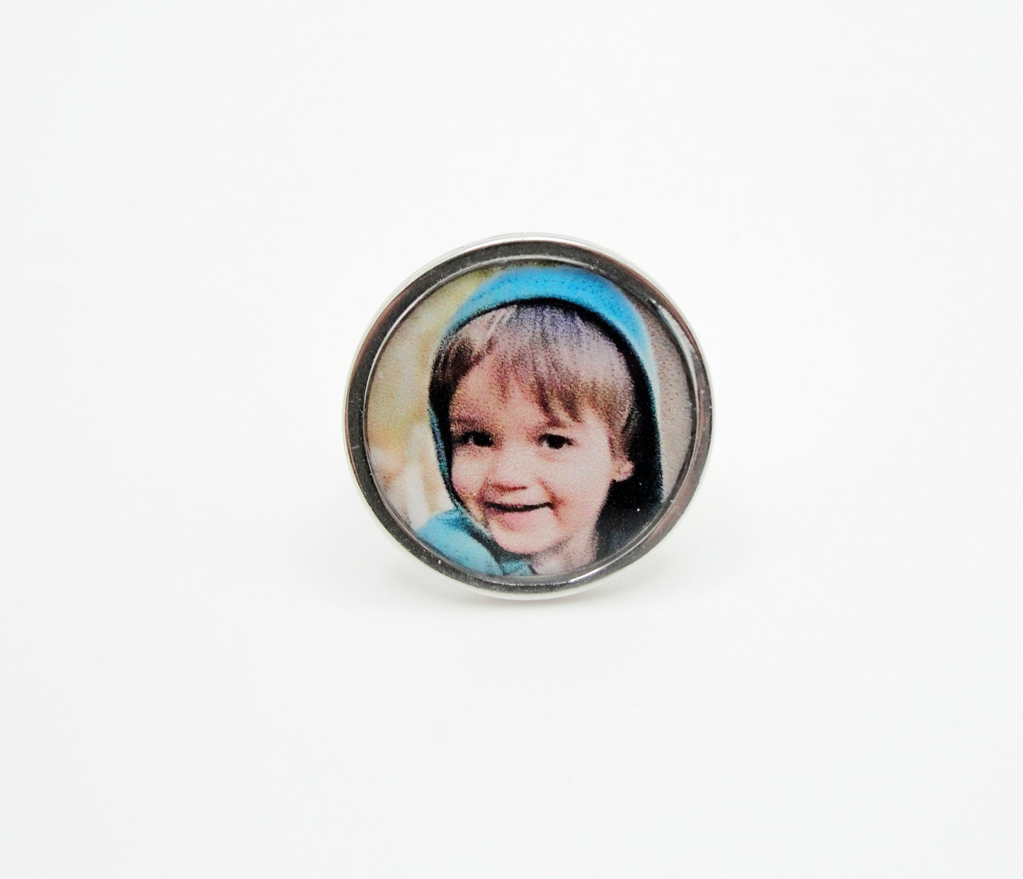 Custom Round Photo Ring